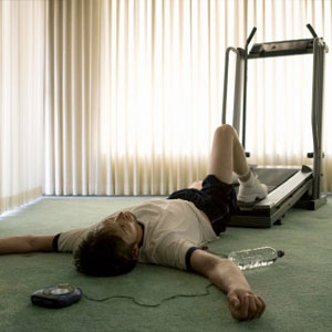 treadmill fall